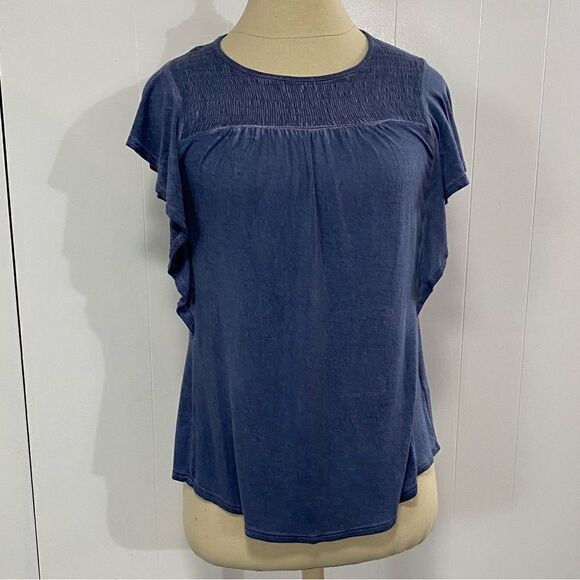 Rewind | Flowy Ruffle Sleeve Top - Picture 14 of 14